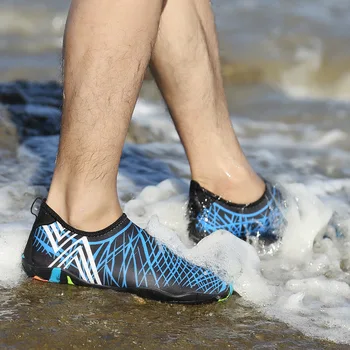 Водоустойчив обувки за плуване, Мъже, Жени на Плажа на Къмпинг Аква Обувки за възрастни унисекс Аква Плоски Меки обувки за любителите на ходене Обувки за йога Нескользящие маратонки
