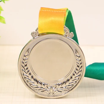 2-инчов златен Сребърен бронзов медал на шията с лента, Златен Сребърен бронзов награда за детска училищна спортно събитие
