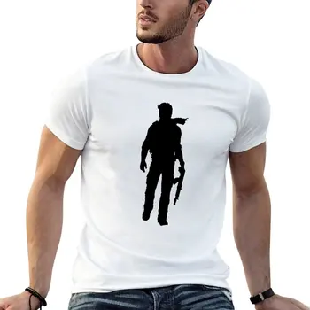 Тениска с изображение на Натана Дрейк (Неизследвана), дрехи с аниме, тениска с графики, мъжки t-shirt