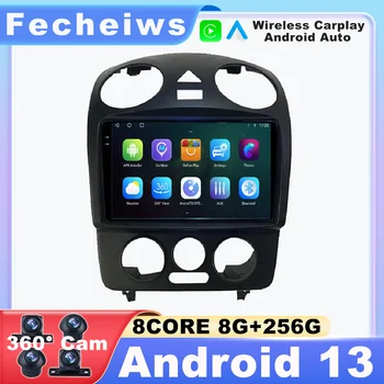 Android 13 За Фолксваген Бръмбар 2000-2011 Радиото в автомобила Безжичен Carplay Auto БТ ADAS 4G LTE Стерео Мултимедия Без 2din Видео