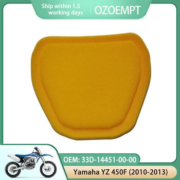 Двуслойни поролоновый мотоциклет въздушен филтър OZOEMPT се Прилага за Yamaha YZ 450F (2010-2013) OEM: 33D-14451-00-00