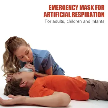 Респираторная маска за първа помощ Професионална дихателна маска за изкуствено дишане с еднопосочен клапан Оборудване за оказване на първа помощ в спешни ситуации