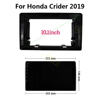10.1-инчов 2 Din радио Android с рамка за Honda Crider Envix 2019, авто стерео главното устройство, панел за монтаж на табло