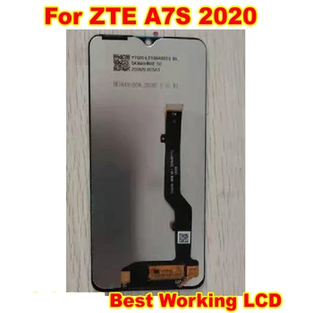 100% Оригинален Стъклен Сензор на дисплея LCD Сензорен Панел на Екрана Digitizer възли За ZTE Blade A7S 2020 A7020 Телефон Pantalla