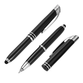 Led химикалка писалка Toyvian, практически креативна метална химикалка за писане, светещи канцеларски материали за офиса и училището (черен)