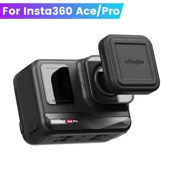 Силиконов Защитен Калъф За Insta360 Ace Pro Със Защита Срещу Удари и надраскване, Капак на Обектива, Аксесоари За Спортна Камера Insta360 Ace
