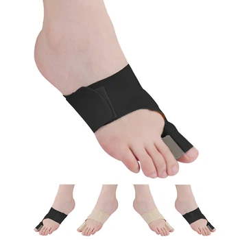 Разделител за пръсти за изравняване на палеца Ортопедичен мек и удобен за изправяне на пръстите на краката, впитывающий пот и дишане за мъже и жени
