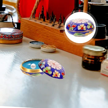 Китайски кутии за бижута, Типичните ръчно изработени изделия, Прах емайл, Подарък, сувенир, Ретро калъф