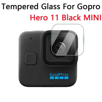 Темперирано филм 9H за GoPro Hero 11 Black Mini 9H 2.5 D HD Clear Ultra Slim Обектива на камерата Аксесоари за Защитно фолио от закалено стъкло