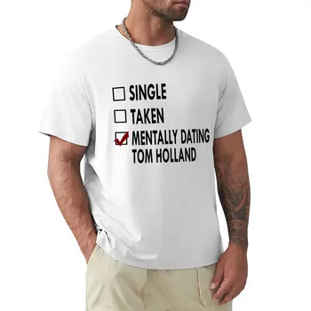 Тениска Dating Mr. Holland, забавни тениски, ризи с котки, мъжки дрехи, кавайная дрехи, мъжки ризи, стилни ежедневни