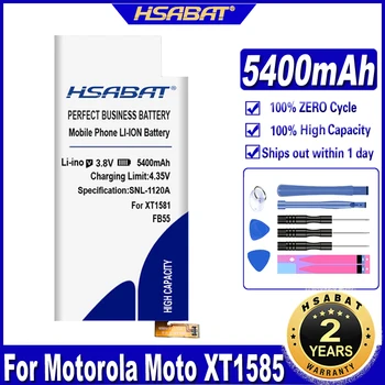 Батерия HSABAT 5400mAh FB55 за Motorola Moto XT1585 XT1581