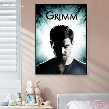 Художествен плакат на филма Грим, печат върху платно, Стенни Пана, Начало Декор в хола (без рамка)