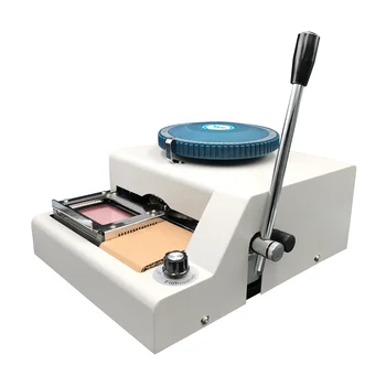 Най-новият неавтоматическая ръчна машина за печат на PVC карти, за да членски карти