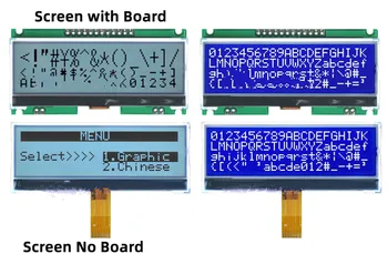 10PIN/12PIN SPI КПГ 12832 LCD екран LCM (такса/без таксите) Бяла /синя подсветка 3,3 5 В