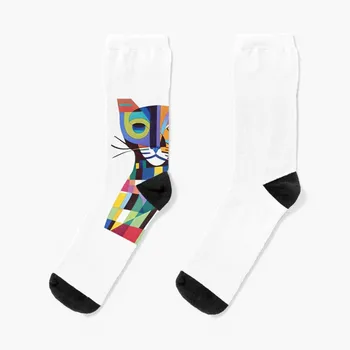 Колекция от Котки - style 03 - catesque 50 Чорапи, Зимни Чорапи, Коледни подаръци За Мъже