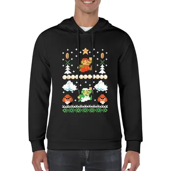 Нов коледен пуловер Super Jump Mushrooms Грозната, hoody с качулка, унисекс комплект спортни блузи, hoody оверсайз