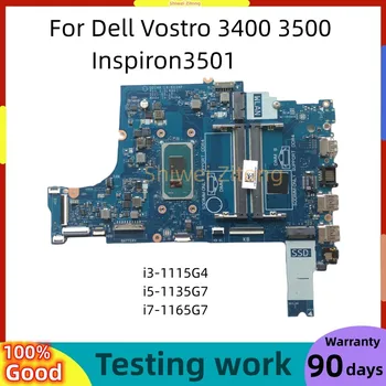 За Dell Vostro 3400 3500 Inspiron3501 дънна Платка на лаптоп GDI4A LA-K034P DDR4 С процесор i3-1115G4 i5-1135G7 i7-1165G7 100% Тест В ред