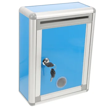 Кутия за съхранение на Пощенската служба Метална Входна врата, Пощенска кутия, Дъска за печене от Средно-влакнести лак Монтиране на стена