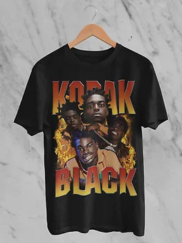 Черна реколта тениска на KODAK в стил ретро с 90-те (100% памук).