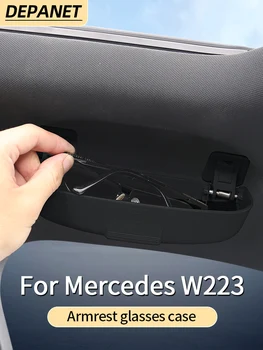 калъф за очила Mercedes w223 S series class 2021 ~ 2023 калъфи за гарнитури benz s w223 S400 S450 S550 S480 amg консумативи и аксесоари