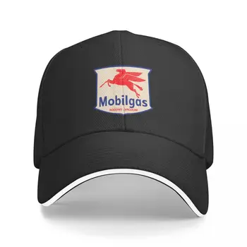 Нова бейзболна шапка с винтажным логото на Mobilgas 1930 г., бейзболна шапка за голф, новост в шапка, дамски дрехи за голф, мъжки