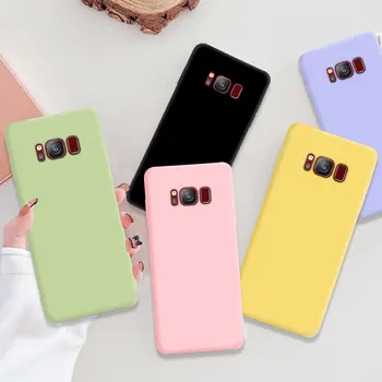 Оригинален Течен Силиконов Калъф За Samsung Galaxy S8 S9 S10 S10e S20 fe Note 8 9 10 Plus Note 20 Ultra Cover Cases