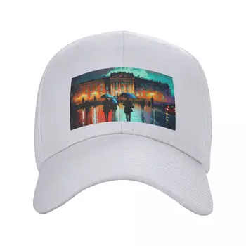 Бъкингамския дворец дъждовно вечер - Част I Бейзболна шапка бейзболна шапка дамски Мъжки шапка
