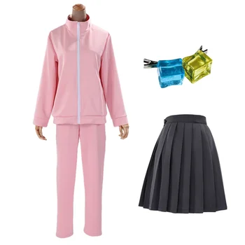 HOLOUN Bocchi-Disfraz de Аниме Rock, falda de Gotoh Hitori Jk, pantalones, uniforme escolar, Sudadera против capucha, peluca rosa,