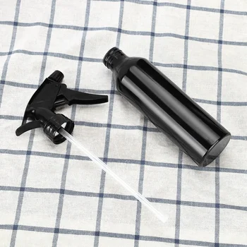 5шт 250 мл Многофункционални Флакона-Опаковки От Алуминиева Сплав С Празни многократна употреба Спрей за Мъгла (Черен)