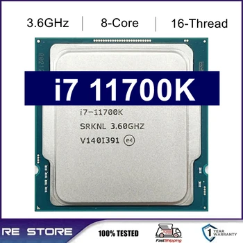 Използва процесор Core I7 11700K I7-11700K 3.6 Ghz с восьмиядерным шестнадцатипоточным процесор 16M 125 W LGA 1200 CPU