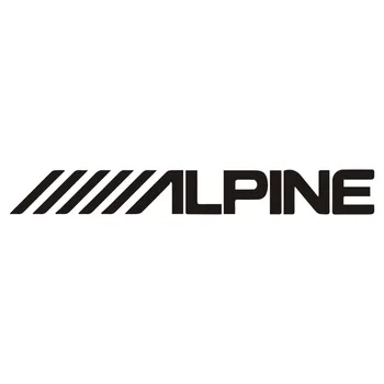 Индивидуални автомобилни стикери Alpine Car Лого, етикет на мотоциклети, водоустойчив и солнцезащитная стикер, подходящ за всички модели