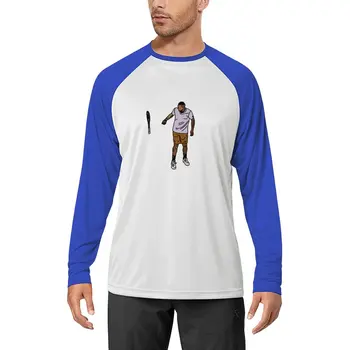 Ник Киргиос, бросающий тенис ракета, тениски с дълъг ръкав, тениска оверсайз, риза с домашен любимец принтом за момчета, обикновена тениска за мъже
