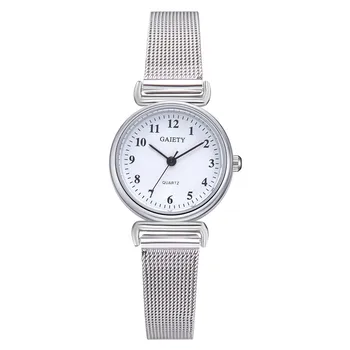 Нови отгоре дамски часовник, дамски ежедневни кварцов часовник-гривна, дамски ръчни часовници Relogio Feminino от метални мрежи и неръждаема стомана