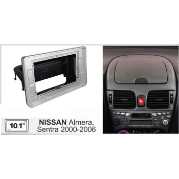 10,1-инчов Автомобили Панел Радио за Nissan Sunny (B15) 1998-2004 Комплект за Арматурното табло, За Монтаж на предния Панел на Конзолата Преходна Плоча Хастар