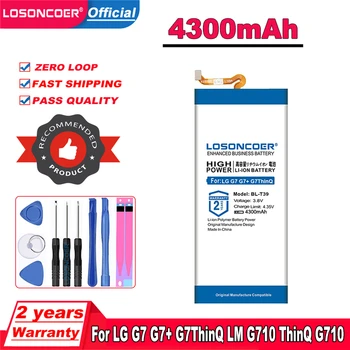 Основен Батерия LOSONCOER 4300 mah BL-T39 За G7 LG ThinQ G7 G7 + LM G710 G710 LMQ610 Резервни Батерии за Телефони