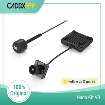 CADDX Walksnail Avatar HD Nano Kit V3 за FPV 1080P/60 кадъра в секунда и 4:3 вграден сензор ниско тегло 160 ° FOV пълна персонализиране на екрана на дисплея