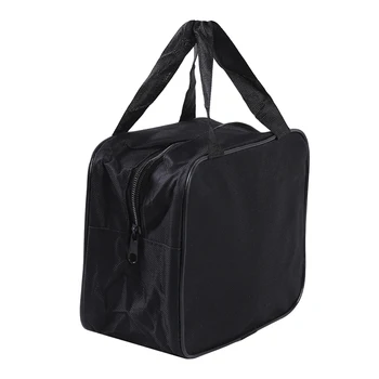 Черна чанта-органайзер, найлонова чанта за съхранение на автомобилен въздушен компресор, помпа, автомобилни инструменти.