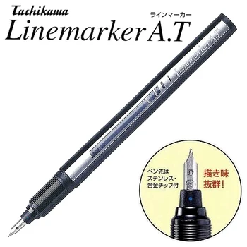 Множество Четка TACHIKAWA Portable Dip Pen LM с Метален Връх Сканиране линейната художествена дръжка с Дресинг Япония