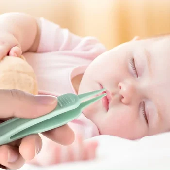 Baby Dig Скоба За Козявки Бебета Ухото, Носа Пъпа На Чисти Инструменти Бебешки Безопасни Пинцети За Почистване На Маша За Грижа За Устната Носа На Малко Дете